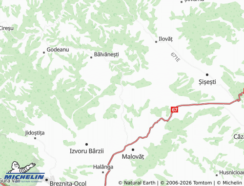 MICHELIN Bobaița map - ViaMichelin