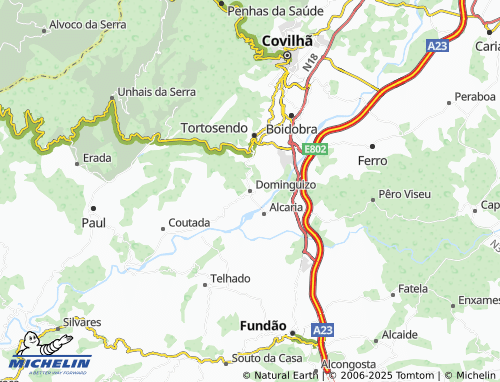 MICHELIN Dominguizo map - ViaMichelin
