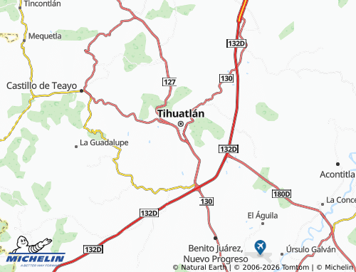 Mapa MICHELIN Cuauhtémoc - ViaMichelin