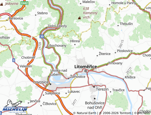 Kaart MICHELIN Miřejovice - ViaMichelin