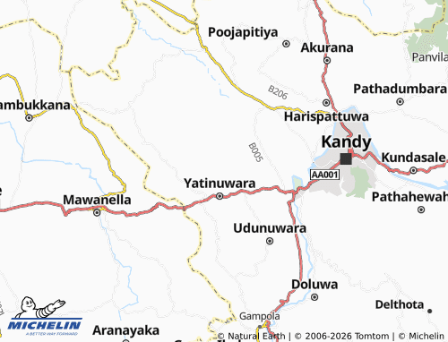 Mappa MICHELIN Siyambalagoda2 - ViaMichelin