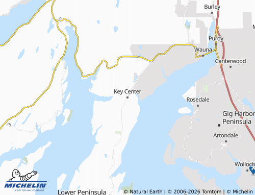 Mappa MICHELIN Key Center - ViaMichelin