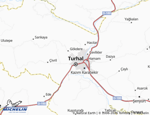 MICHELIN Emek map - ViaMichelin