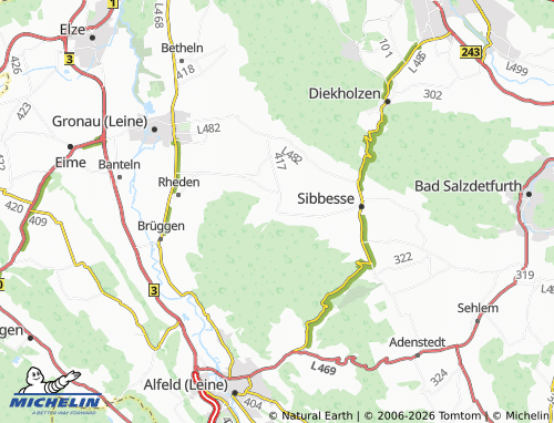 MICHELIN Eberholzen map - ViaMichelin