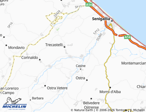 Mappa MICHELIN Passo di Ripe - ViaMichelin