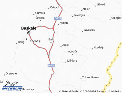 MICHELIN Azıklı map - ViaMichelin