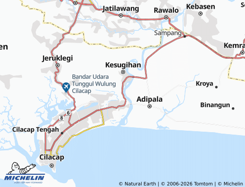 MICHELIN-Landkarte Kesugihan Kidul - ViaMichelin