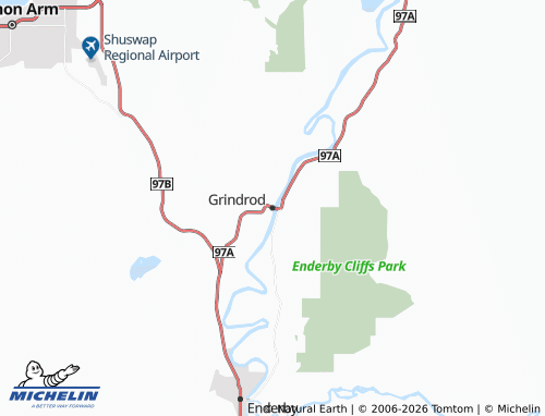 MICHELIN Grindrod map - ViaMichelin