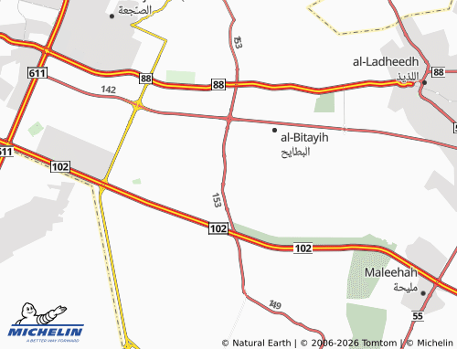 Carte MICHELIN Ibn Rasheed - ViaMichelin