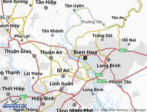 MICHELIN Bửu Long map - ViaMichelin