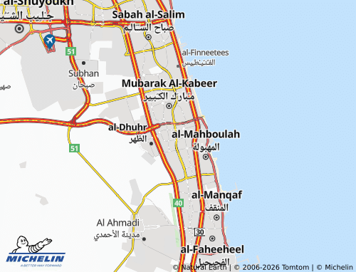 MICHELIN Al Egaila 5 map - ViaMichelin