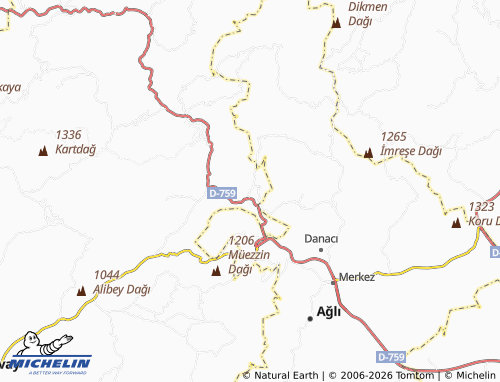 MICHELIN Seda map - ViaMichelin