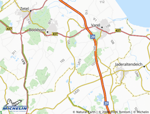 MICHELIN Altjührden map - ViaMichelin