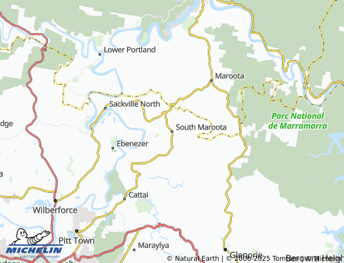 MICHELIN South Maroota map - ViaMichelin