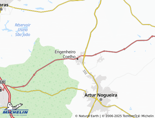 Carte MICHELIN Engenheiro Coelho - ViaMichelin