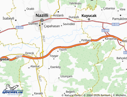 MICHELIN Mescitli map - ViaMichelin