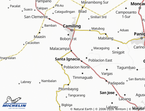 MICHELIN Mayantoc map - ViaMichelin