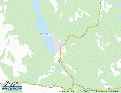 MICHELIN-Landkarte Klövsjö - ViaMichelin