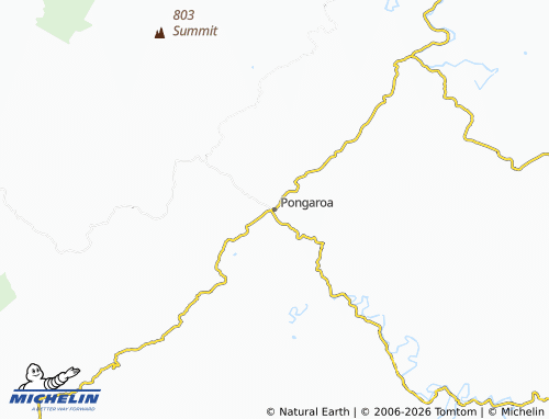 Mapa MICHELIN Pongaroa - ViaMichelin