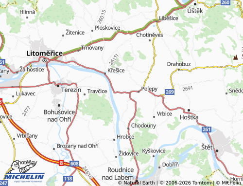 Mappa MICHELIN Okna - ViaMichelin