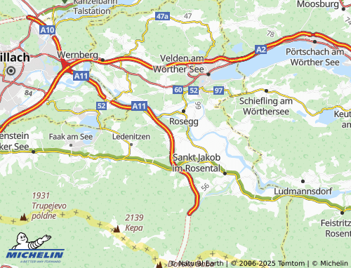 Carte MICHELIN Berg - ViaMichelin