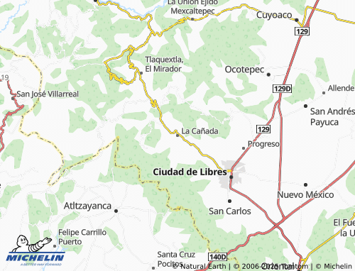 MICHELIN La Cañada map - ViaMichelin