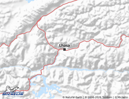 Mappa MICHELIN Xīzàng - ViaMichelin