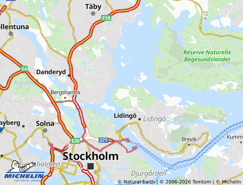 Mapa MICHELIN Sticklinge Udde - ViaMichelin