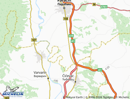 Mapa MICHELIN Sikirica - ViaMichelin