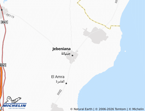 Mappa MICHELIN Jabanyanah - ViaMichelin