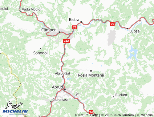 Mapa MICHELIN Vârtop - ViaMichelin