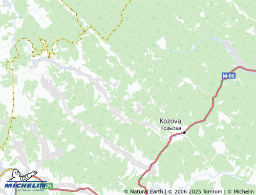 MICHELIN Tysovets' map - ViaMichelin