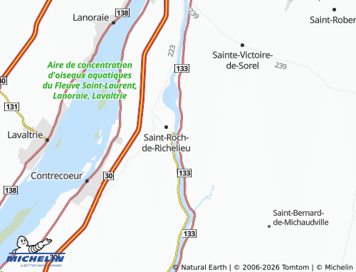 Mappa MICHELIN Saint-Ours - ViaMichelin