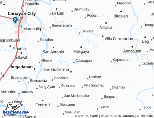 Mappa MICHELIN Cabugao - ViaMichelin