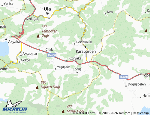 MICHELIN Sarayyanı map - ViaMichelin