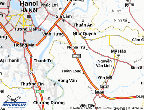 Carte MICHELIN Long Hưng - ViaMichelin