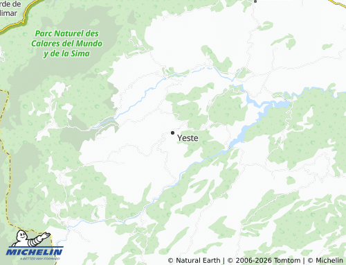 MICHELIN-Landkarte Yeste - ViaMichelin