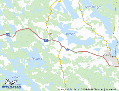 Carte MICHELIN Björnlunda - ViaMichelin