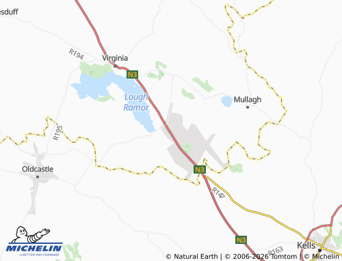 Carte MICHELIN Lisduff - ViaMichelin