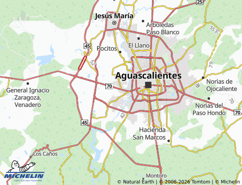 MICHELIN El Edén map - ViaMichelin