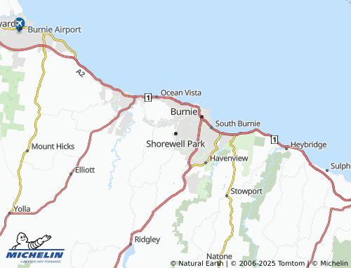 MICHELIN Shorewell Park map - ViaMichelin