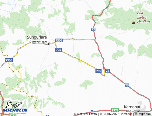 MICHELIN Gorovo map - ViaMichelin