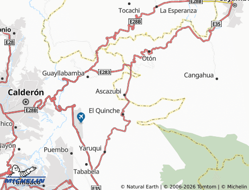 MICHELIN Ascazubi map - ViaMichelin