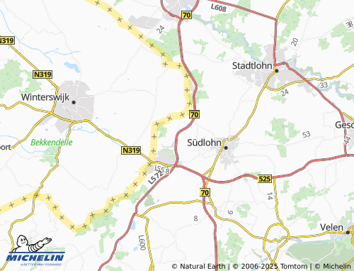 MICHELIN Ebbinghook map - ViaMichelin