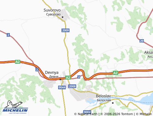 MICHELIN Kipra map - ViaMichelin