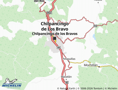 Mappa MICHELIN E Hacienda San Nicolás - ViaMichelin