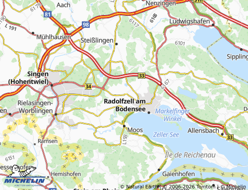 Mapa MICHELIN Böhringen - ViaMichelin