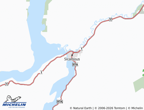 Carte MICHELIN Sicamous - ViaMichelin