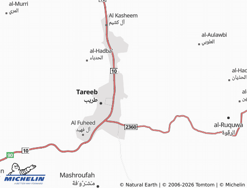 Carte MICHELIN al-Rawdah - ViaMichelin