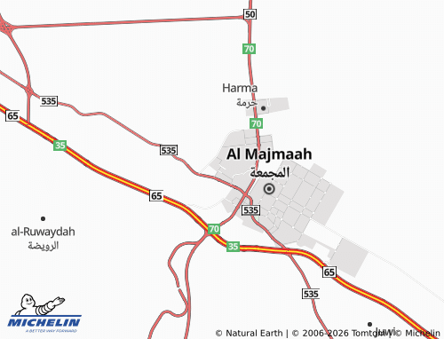 MICHELIN-Landkarte al-Rafee'ah - ViaMichelin